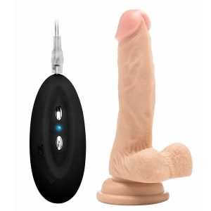 Vibrator Realistic 22cm Cu Testicule Vibrator Realistic 22cm Cu Testicule pe Domnisoare.ro