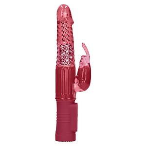 Vibrator Rotating Rabbit Roșu Vibrator Rotating Rabbit Roșu pe Domnisoare.ro