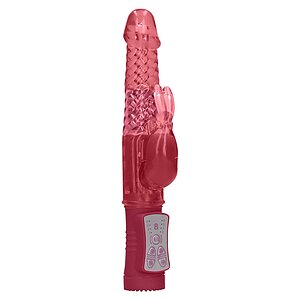 Vibrator Rotating Rabbit Roșu
