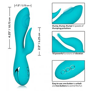 Vibrator Santa Monica Starlet Albastru