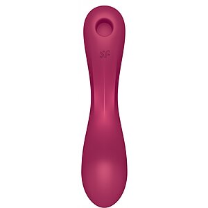 Vibrator Satisfyer Curvy Trinity 1 Roșu