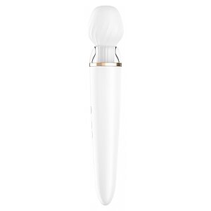 Vibrator Satisfyer Double Wander XXL Alb Vibrator Satisfyer Double Wander XXL Alb pe Domnisoare.ro