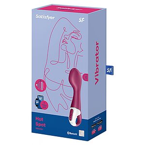 Vibrator Satisfyer Hot Spot Vișiniu