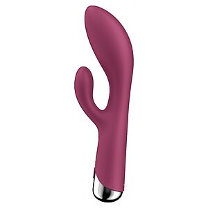 Vibrator Satisfyer Spinning Rabbit 1 Roșu pe Domnisoare.ro