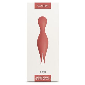 Vibrator Svakom Siren Double Tongued Clitoral Roz