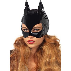 Vinyl Cat Woman Mask Negru Vinyl Cat Woman Mask Negru pe Domnisoare.ro