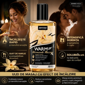 Ulei Masaj Romantic Senzație De Cald Cu Vanilie 150ml