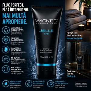 Wicked Jelle Chill Lubrifiant Anal Răcoritor 120ml
