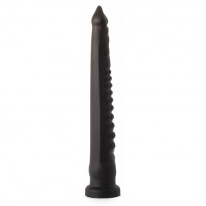 X Men Plug Anal PVC Negru cu Ventuză, 59 cm, Stimulare