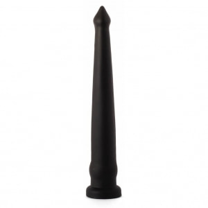 X Men Plug Anal PVC Negru cu Ventuză, 59 cm, Stimulare