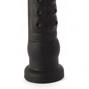 X Men Plug Anal PVC Negru cu Ventuză, 59 cm, Stimulare