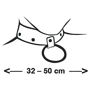 Zgardă Zado Bondage Collar Negru