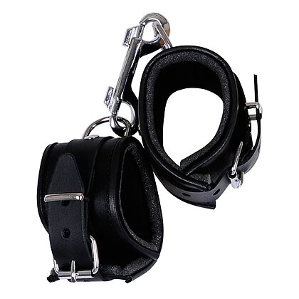 Catuse Maini Leather Cuffs Negru