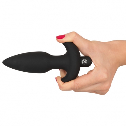 Vibrator Plug Medium Velvet Negru