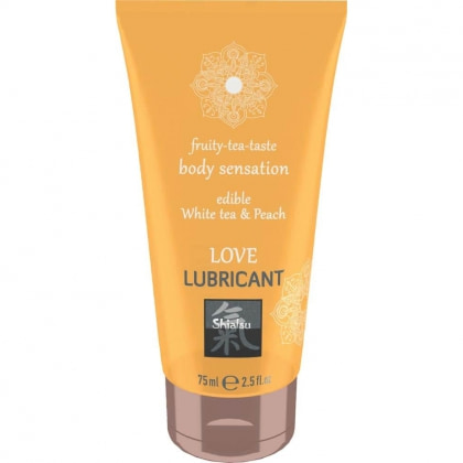 Shiatsu Lubrifiant Comestibil Ceai Alb Piersică 75 ml