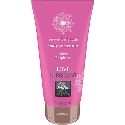 Lubrifiant Shiatsu Love Edible Zmeura 75ml