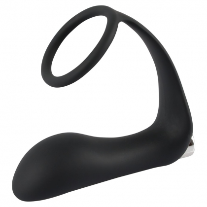 Vibrator Anal Cu Inel Black Velvets Negru