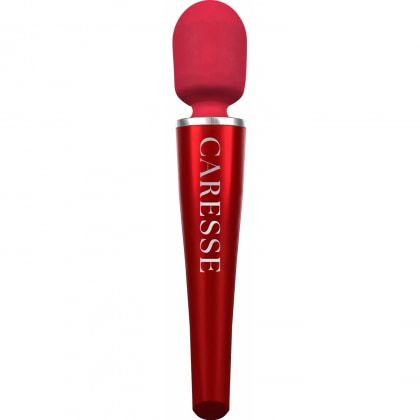 Caresse Pro Wand 8000rpm - 5 Moduri, IPX7, 120 Min Roșu