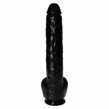 Golia XXL 40 cm Dildo Realist cu Ventuză — Toyz4lovers Negru