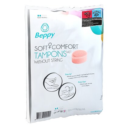 Beppy Soft Comfort Wet: Tampoane Interne 30 buc Discrete
