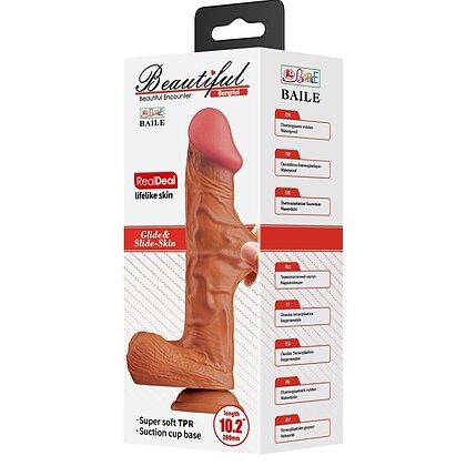 Debra curbat 10,2 cm — Dildo Ergonomic cu Ventuză