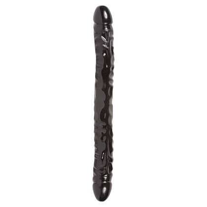 Dildo Double Header Veined Negru