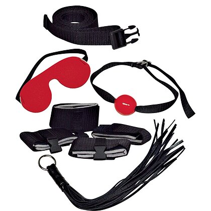 Set 8 Piese Bad Kitty Bondage Negru