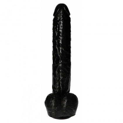 Golia XXL 40 cm Dildo Realist cu Ventuză — Toyz4lovers Negru