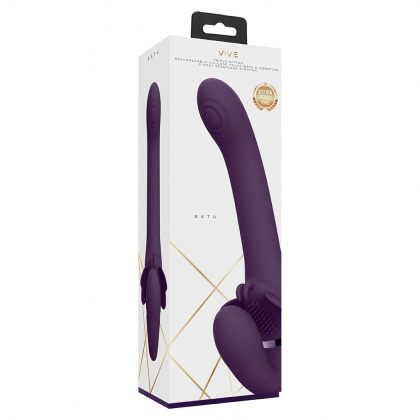 Strap-On Satu Pulse-Wave And Vibrating Mov