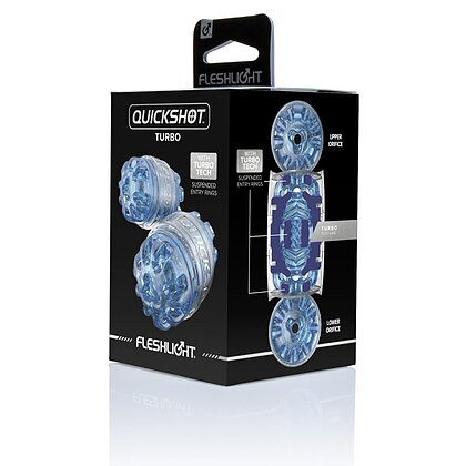 Quickshot Turbo Blue Ice Fleshlight Compact Prindere Dinamică