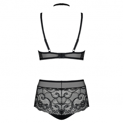 Set Obsessive Elizenes Negru S-M