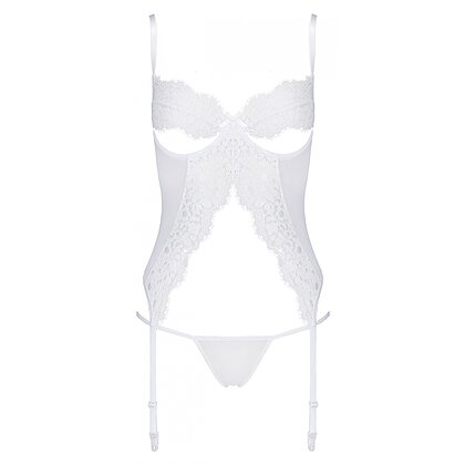 Corset Avanua Silentia Alb L-XL