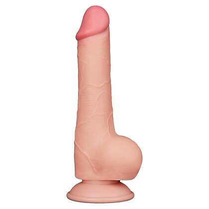 LoveToy Dildo Piele Mobila 19.5cm cu Ventuza