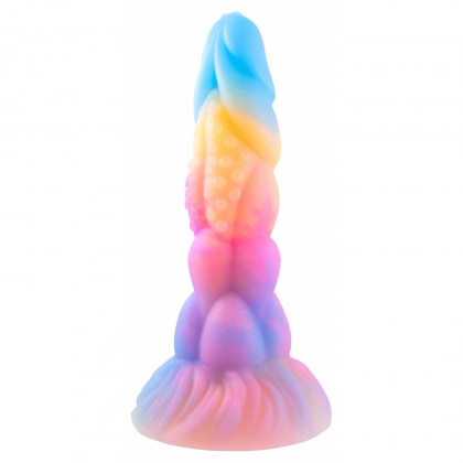NMC Monster 20,3 cm — Dildo Silicon Fosforescent Multicolor