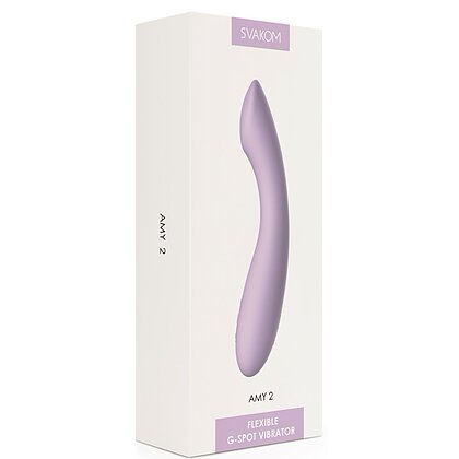 SVAKOM Amy 2 Pastel Lilac, Vibrator Pentru Punctul G