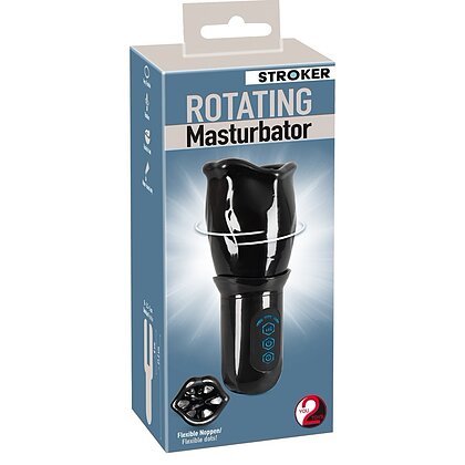 Stroker Rotativ Reîncărcabil — 4 Moduri, 3 Viteze, 8 cm