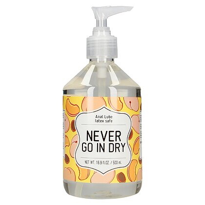 Lubrifiant Anal pe Baza de Apa Never Go In Dry 500 ml