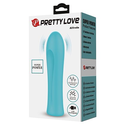Pretty Love Alfreda Green — Mini Vibrator 12 Moduri, Reîncărcabil