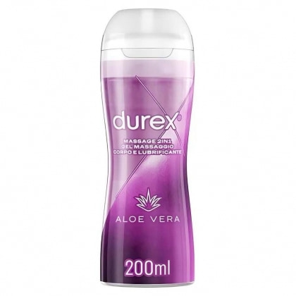 Durex Aloe Vera Gel Masaj și Lubrifiant 2 în 1, 200ml