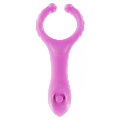 Inel Penis Vibrating Clitoris Stim C-Ring Roz