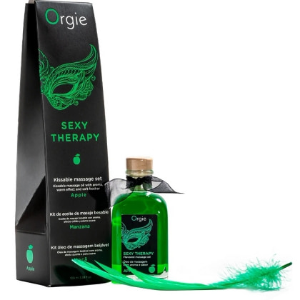 Set Masaj Senzual ORGIE Sexy Therapy 100 ml Aromă Mere