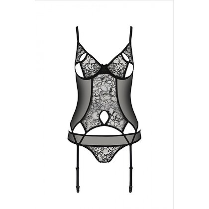 Corset Passion Eco Primula Negru S-M