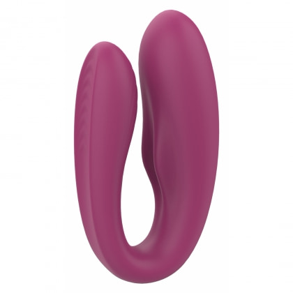 Connected Souls Vibrator Pentru cuplu Reîncărcabil, Flexibil Mov
