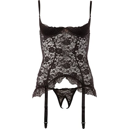 Corset Cottelli Collection Afroditas Negru L