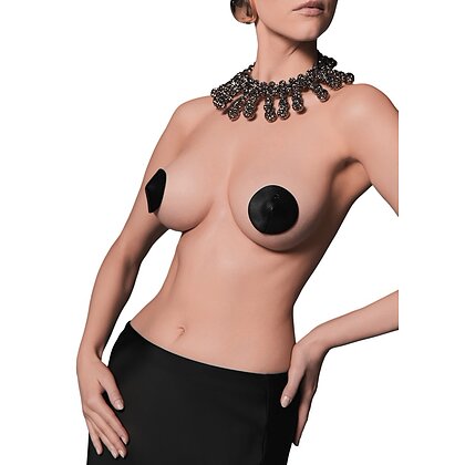 Obsessive Sublimie Protecții Mamelon Din Piele Negru