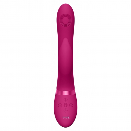 Aimi Pulse Wave and Vibrating Punctul G Rabbit Roz