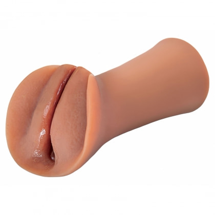 Slippery Slit Masturbator Auto-lubrifiant Caramel
