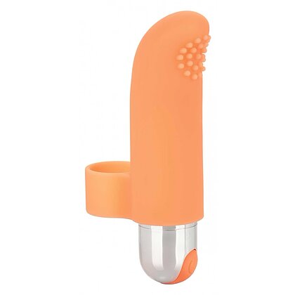 Vibrator Clitoridian Finger Tickler Portocaliu