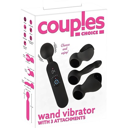 Couples Choice Wand – 12 Moduri, încălzire 41°C, Reîncărcabil