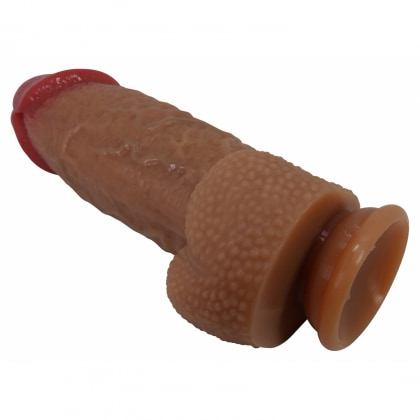 Achilles Dildo Realist 22 cm Texturat Din silicon